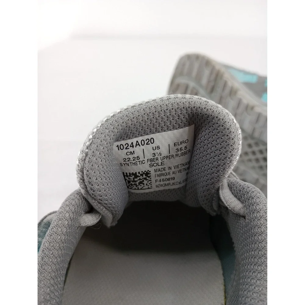 ASICS GEL-Quantum 180 4 Kid's Size 3.5 / Women's 5 Running Shoes Gray Blue
